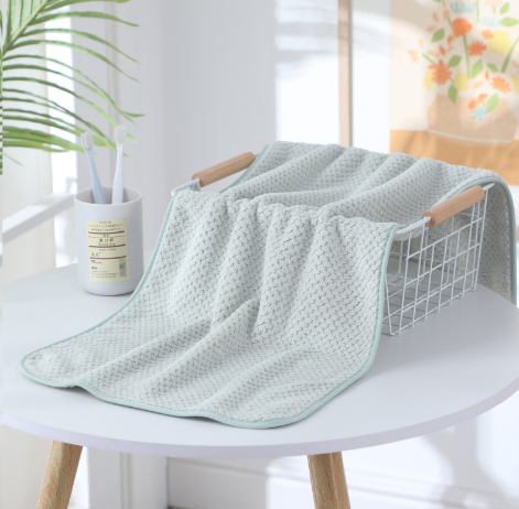 Quick-Drying Coral Fleece Microfiber Hair Towel