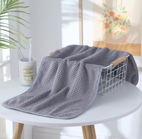 Quick-Drying Coral Fleece Microfiber Hair Towel