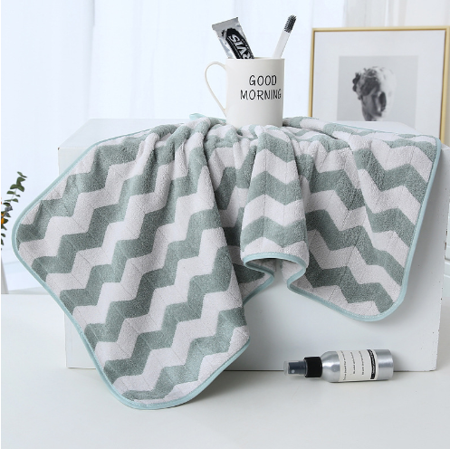 Quick-Drying Coral Fleece Microfiber Hair Towel