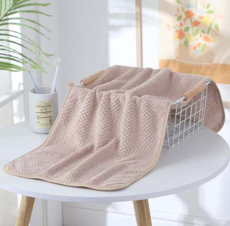 Quick-Drying Coral Fleece Microfiber Hair Towel